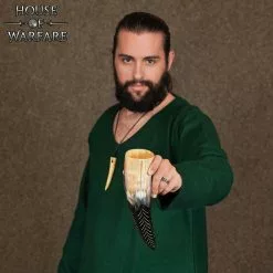 El Cuerno De Hoja Para Beber Con Diseño Tallado A Mano -Armadura Ventas 700278 5 1