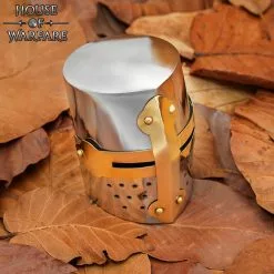 Mini Casco De Caballero Cruzado Con Soporte De Madera -Armadura Ventas 700287 4 1