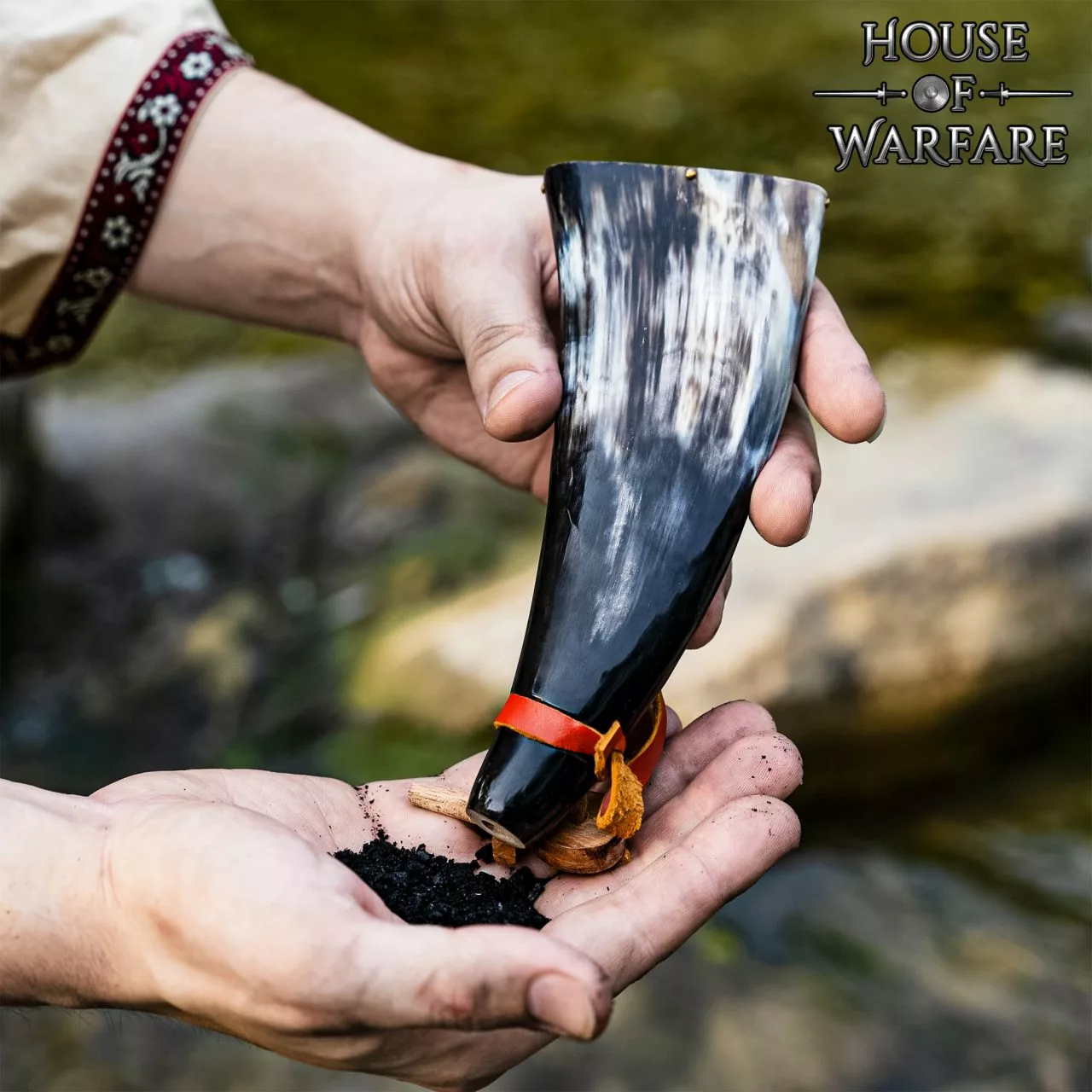 Auténtico Cuerno De Pólvora De La Edad Media 4 Auténtico Cuerno De Pólvora De La Edad Media - Imagen 2