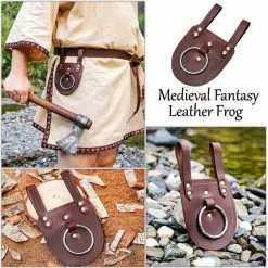 Rana De Piel Auténtica Con Soporte Para Anillos -Armadura Ventas 700463 Pattern 1 2