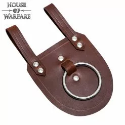 Rana De Piel Auténtica Con Soporte Para Anillos