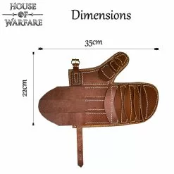 Guantes De Cuero Auténtico Para Lucha Con Espadas -Armadura Ventas 700510 2 1