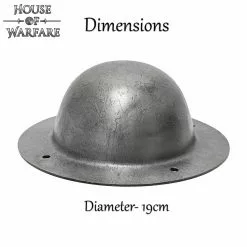 Medieval Shield Boss Natural And Polish, 1.8 Mm Steel, Battle Ready -Armadura Ventas 700573 N 2