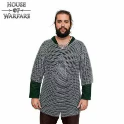 Cota De Malla Haubergeon Acero Dulce A Tope, 10 Mm Calibre 16