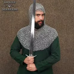 Cofia De Cota De Malla Anillo Redondo De Aluminio Remachado, 10mm Calibre 16 -Armadura Ventas 700602 7