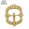 Hebilla Medieval De Latón Macizo Pequeña Para Correas De Cuero De Armadura Pequeña -Armadura Ventas 700669 1