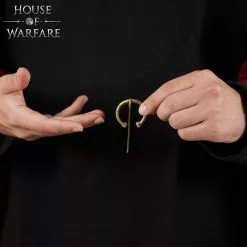 Alfiler De Capa Medieval De Latón Puro Con Fíbula Pennanular Pequeña -Armadura Ventas 700676 7 2