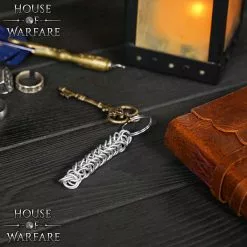 Llavero De Cota De Malla Rústica Con Tejido Persa De Acero Dulce A Tope, 10 Mm, Calibre 16 -Armadura Ventas 700693 3