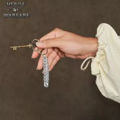 Llavero De Cota De Malla Rústica Con Tejido Persa De Acero Dulce A Tope, 10 Mm, Calibre 16 -Armadura Ventas 700693 4