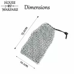 Bolsa De Dados De Cota De Malla Butted Acero Dulce Butted 8mm 16g -Armadura Ventas 700694 2 1