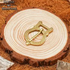 Hebilla Medieval Tardía De Latón Macizo Para Cinturones / Correas De Cuero -Armadura Ventas 700723 3