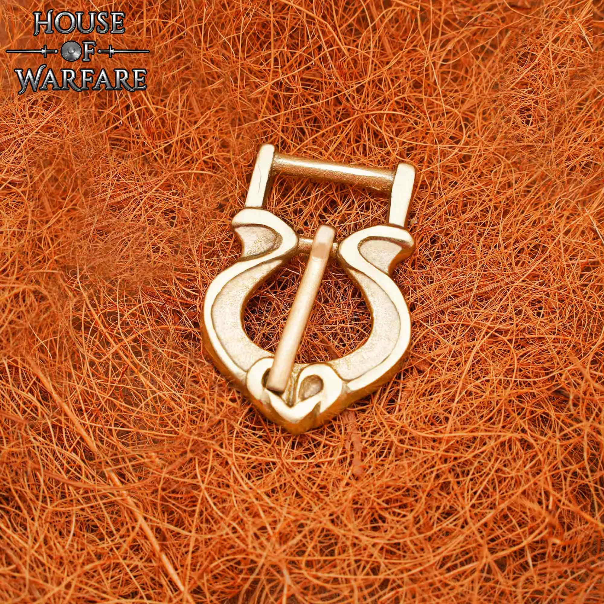 Hebilla Medieval Tardía De Latón Macizo 7 Hebilla Medieval Tardía De Latón Macizo - Imagen 5