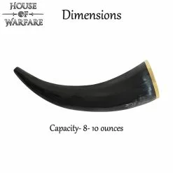 Cuerno Para Beber Auténtico De Lobo Fenrir -Armadura Ventas 700746 2 1 1