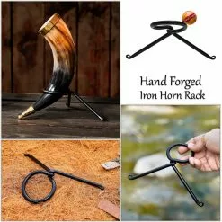 Soporte De Cuerno Para Beber Forjado A Mano -Armadura Ventas 700780 Pattern 1