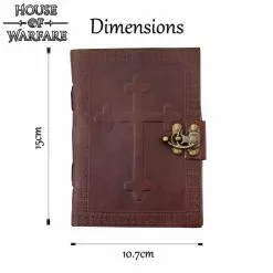 Cruz Celta Diario De Cuero Auténtico Hecho A Mano -Armadura Ventas 700789 2 1