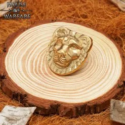 León Feroz Accesorio / Adorno De Latón Macizo -Armadura Ventas 700795 3 1