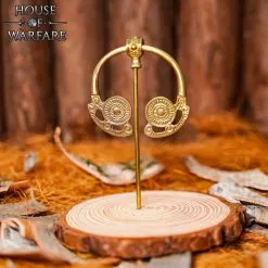 Alfiler De Capa / Peroné Celta Vikingo De Latón Puro -Armadura Ventas 700855 6