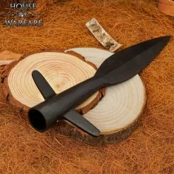 Punta De Lanza Medieval Alada De Acero Forjado A Mano -Armadura Ventas 700896 3 1