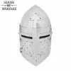 Casco Medieval De Caballero Bascinet Del Siglo XIV Calibre 16 -Armadura Ventas 700952 1 1
