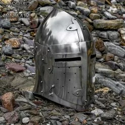 Casco Medieval De Caballero Bascinet Del Siglo XIV Calibre 16 -Armadura Ventas 700952 5 1