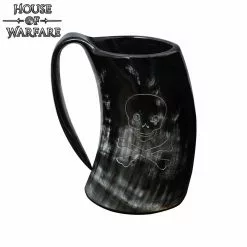 La Calavera Pirata Genuine Drinking Horn Tankard