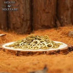 Anillas De Cota De Malla Sueltas, Anillas Planas De Latón Macizo Con Remaches Redondos, 8mm Calibre 17 -Armadura Ventas 701005 3