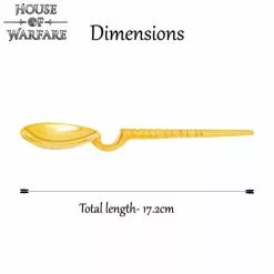 Cuchara Romana Histórica De Latón Puro -Armadura Ventas 701023 2 1