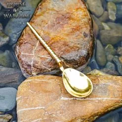 Cuchara Romana Histórica De Latón Puro -Armadura Ventas 701023 6 1