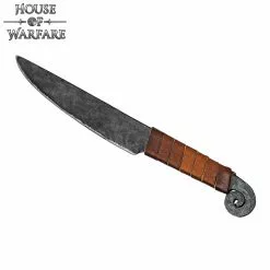 Cuchillo De Caza Medieval Forjado A Mano