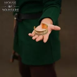 Pulsera Medieval De Latón Macizo Fantasía -Armadura Ventas 701061 3