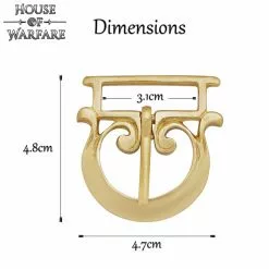 Hebilla Romana De Latón Macizo 11 Hebilla Romana De Latón Macizo -Armadura Ventas 701090 2 1
