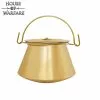Olla / Hervidor Medieval De Latón Macizo Accesorio De Camping 1 Olla / Hervidor Medieval De Latón Macizo Accesorio De Camping -Armadura Ventas 701137BS 1