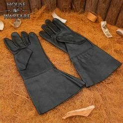 Guantes Medievales De Cuero Auténtico -Armadura Ventas 701179 6