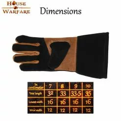 Guantes Medievales De Piel De Ante Auténtica -Armadura Ventas 701181 2