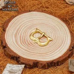 Hebilla Medieval De Latón Macizo Para Cinturones / Correas De Cuero -Armadura Ventas 701211 3