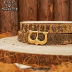 Hebilla Medieval De Latón Macizo Para Cinturones / Correas De Cuero -Armadura Ventas 701211 4