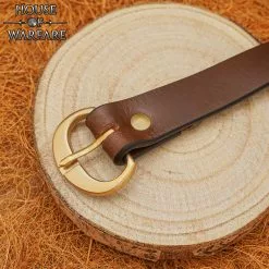 Hebilla Medieval Pequeña De Latón Macizo Para Correas De Cuero De Armadura / Cinturones Pequeños -Armadura Ventas 701215 6 1