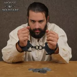 Esposas Vintage Forjadas A Mano Para LARP Cosplay -Armadura Ventas 701246 4 1