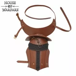 Guerrero Del Reino: Pauldrón Sencillo Con Detalles De Cota De Malla