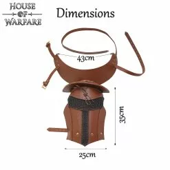 Guerrero Del Reino: Pauldrón Sencillo Con Detalles De Cota De Malla -Armadura Ventas 701325BR 2