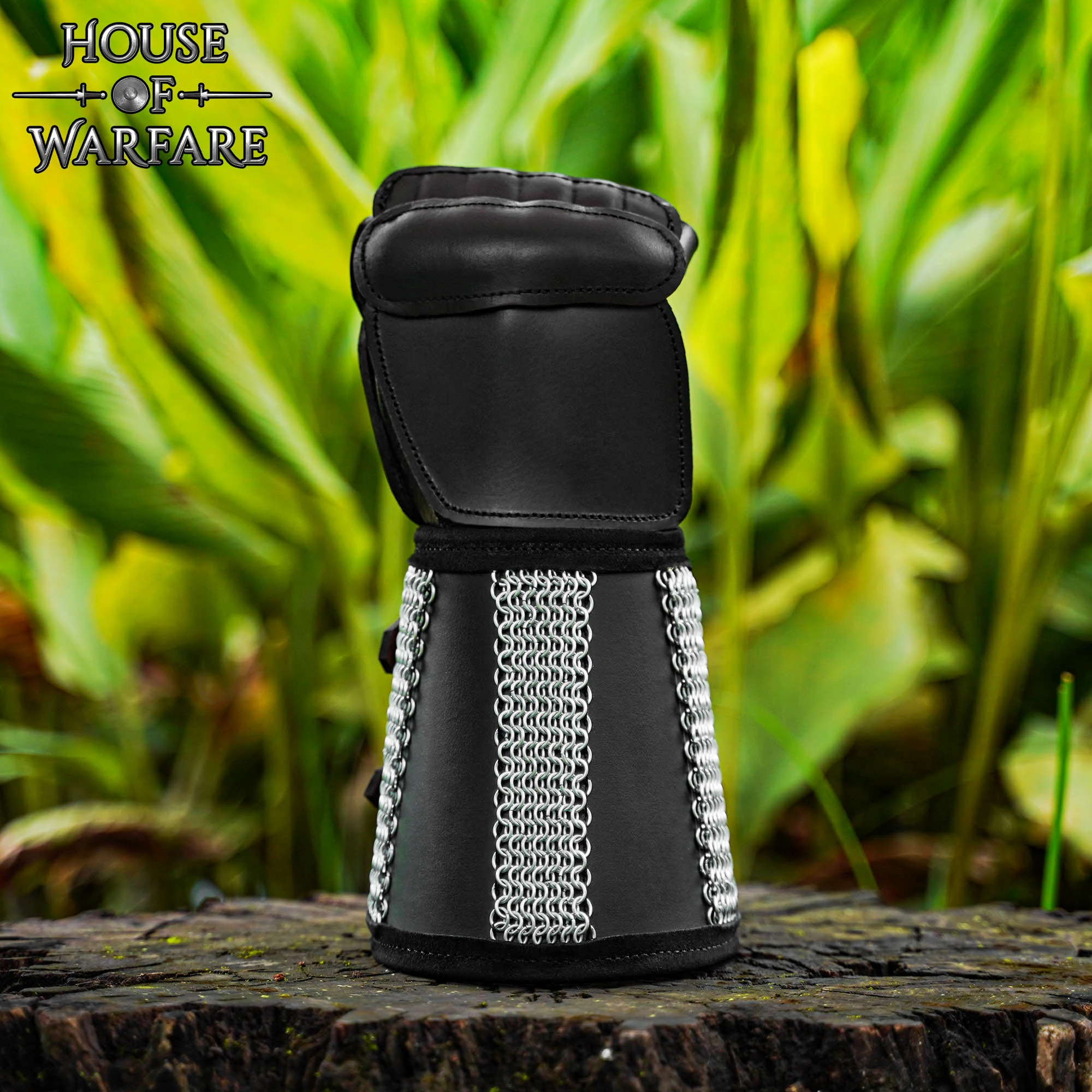 Guantelete De Cota De Malla De Bárbaro De Fantasía Para Una Mano 7 Guantelete De Cota De Malla De Bárbaro De Fantasía Para Una Mano - Imagen 5