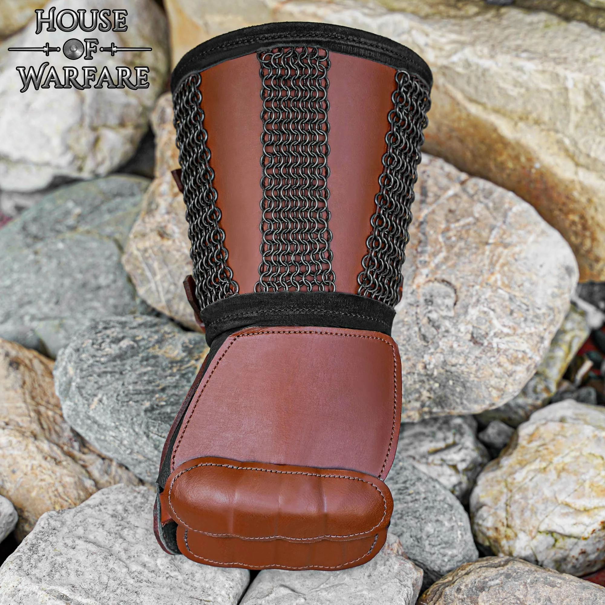 Guantelete De Cota De Malla De Bárbaro De Fantasía Para Una Mano 8 Guantelete De Cota De Malla De Bárbaro De Fantasía Para Una Mano - Imagen 6