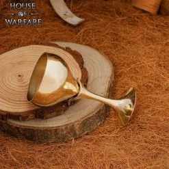 Pequeño Cáliz / Copa Principesca De Latón Macizo -Armadura Ventas 701389 6 1