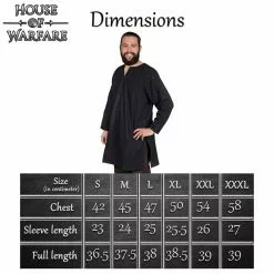 Calzón Vikingo Medieval De Algodón -Armadura Ventas 701392BK 2 1