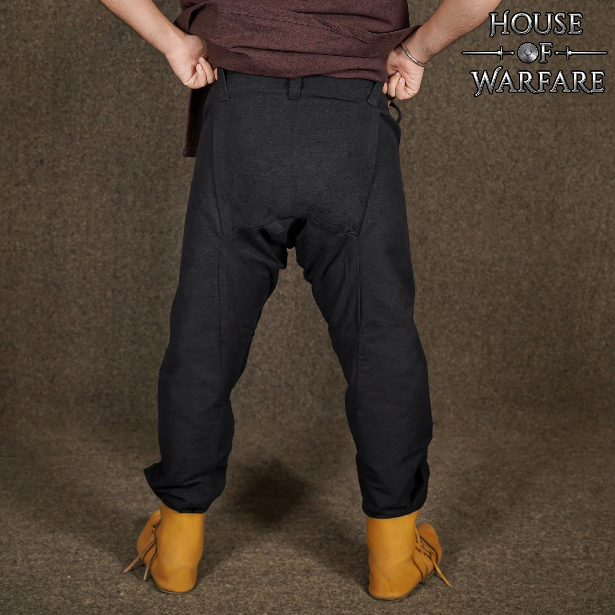 Pantalón Viking Throsberg Algodón Lienzo Hecho A Mano 8 Pantalón Viking Throsberg Algodón Lienzo Hecho A Mano - Imagen 6