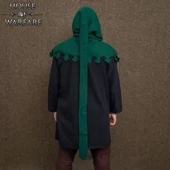 Capucha Medieval Tardía De Lana Verde De Liripipe -Armadura Ventas 701411G 6