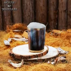 Vaso De Chupito De Cuerno Hecho A Mano Vajilla De Cuerno Auténtico -Armadura Ventas 701438 6 1