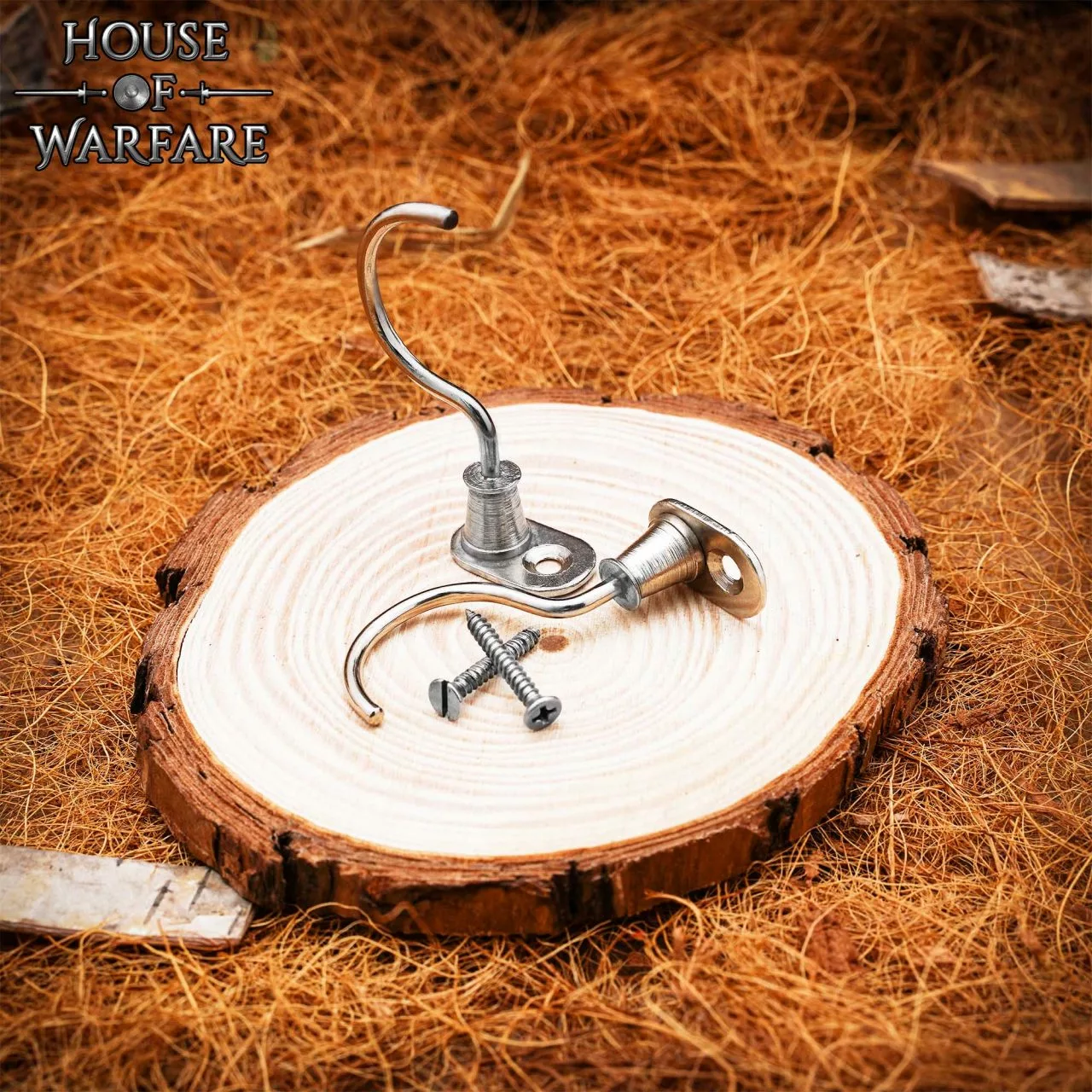 Gancho De Pared De Acero Cromado Con Tornillo 5 Gancho De Pared De Acero Cromado Con Tornillo - Imagen 3