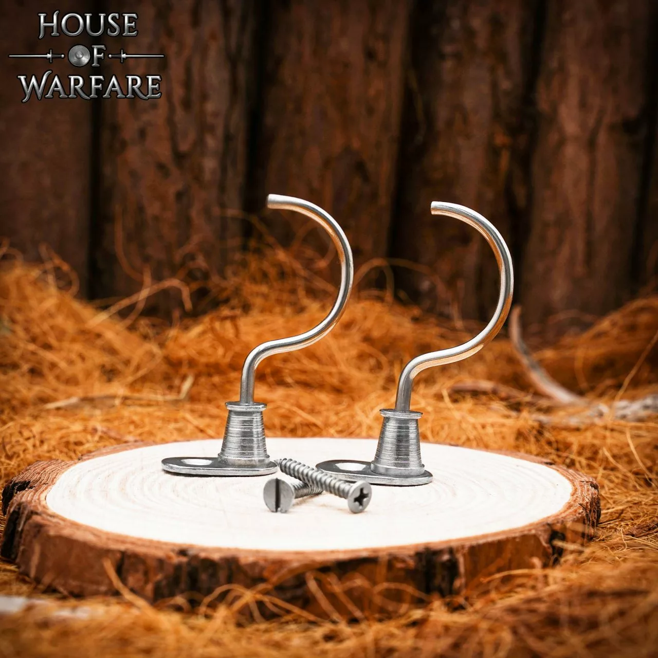 Gancho De Pared De Acero Cromado Con Tornillo 4 Gancho De Pared De Acero Cromado Con Tornillo - Imagen 2