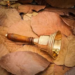 Robusta Campana De Mano De Latón Macizo Para Maestro De Escuela Servicio De Llamada Y Pregonero Con Mango De Madera 12 Robusta Campana De Mano De Latón Macizo Para Maestro De Escuela Servicio De Llamada Y Pregonero Con Mango De Madera -Armadura Ventas 701704 4
